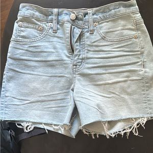 Never Worn Madewell High Waisted Shorts
